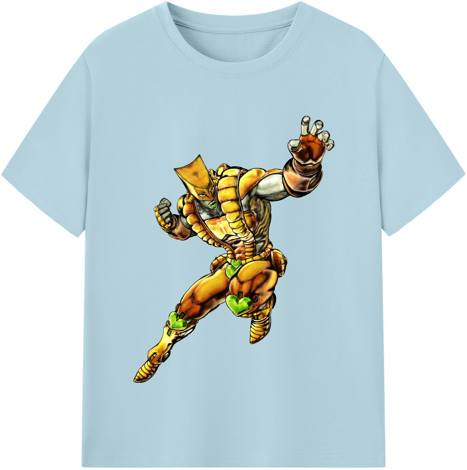 （画像用） ジョジョの奇妙な冒険 ディオ?ブランドー JoJo's Bizarre Adventure Dio Brando 綿100％半袖Tシャツ（フロントプリント）